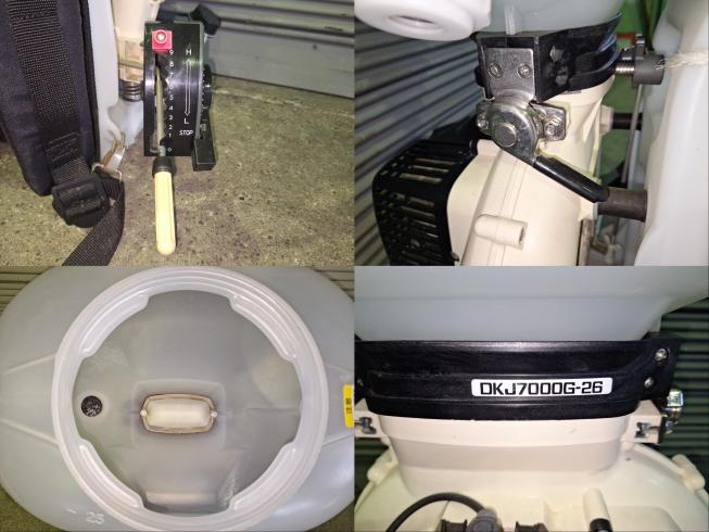 背負動力散布機 DKJ7000G-26　上越〇 写真４