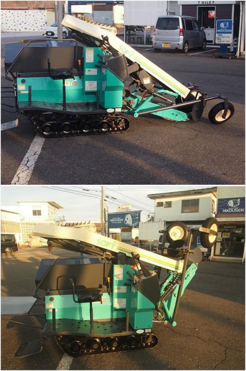 ネギ収穫機 HG100 写真２