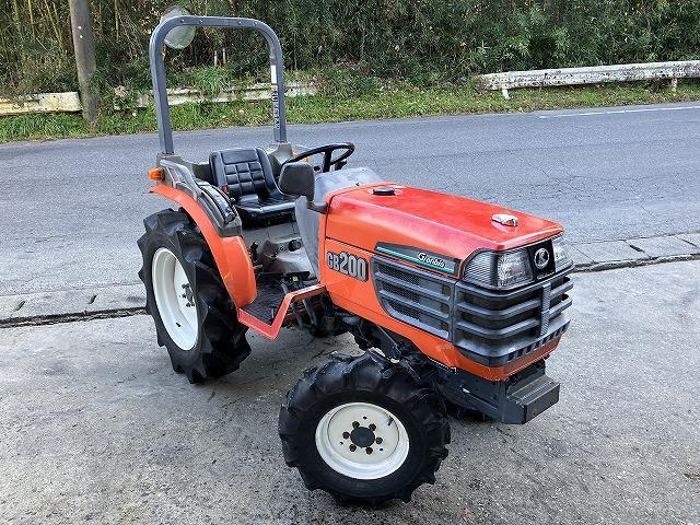 トラクター GB200 新品ハンマーナイフモアMK145付 写真６