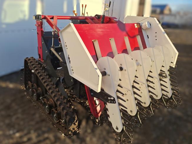 ヤンマー 玉ねぎ茎葉処理機　 写真