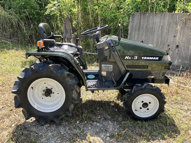トラクター Ke-3　新品ハンマーナイフモアMK125付 写真３