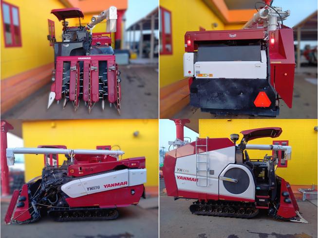 コンバイン YH570JWU　新潟●〇 写真２