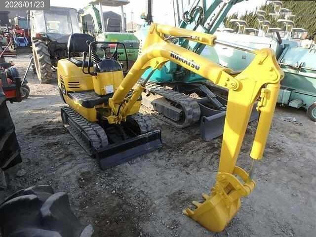 コマツ ミニユンボ 写真