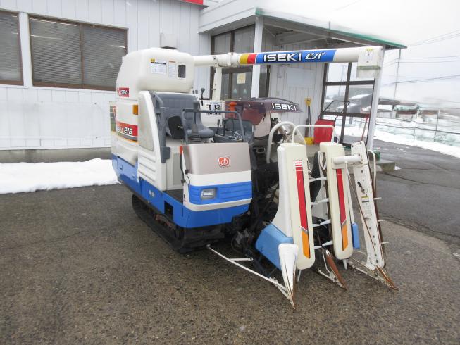 イセキ コンバイン 写真