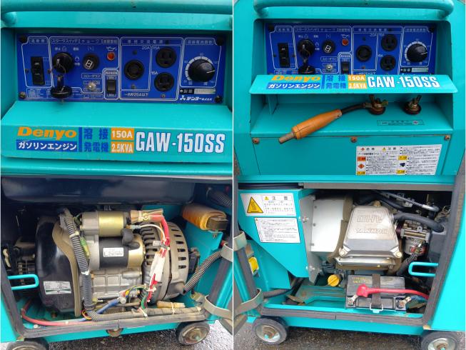 溶接・発電機 GAW-150SS　上越〇 写真４
