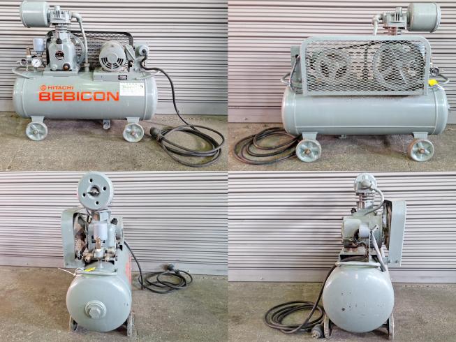 エアーコンプレッサー 0.7P-9.5VA5　上越〇 写真２