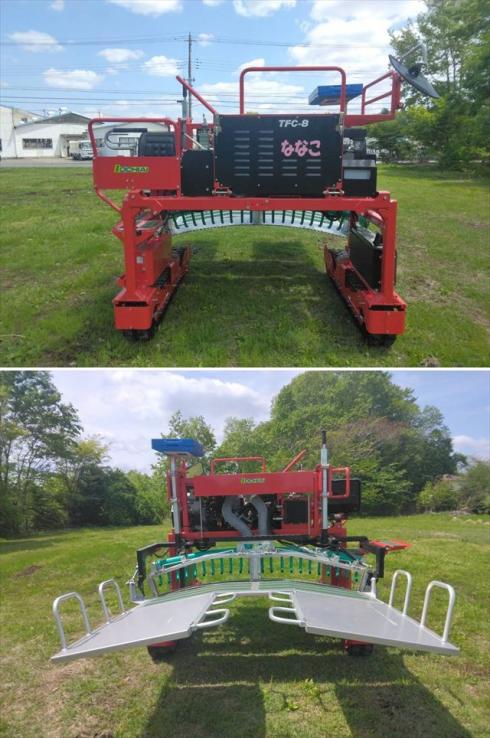 乗用型摘採機 TFC-8 写真４