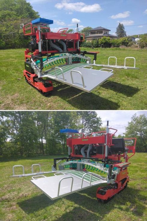 乗用型摘採機 TFC-8 写真５