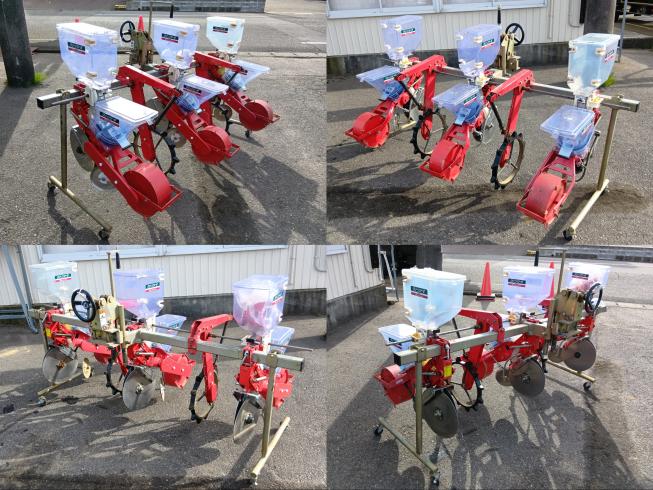 播種機　クリーンシーダ3連 TDR-U　上越〇 写真３