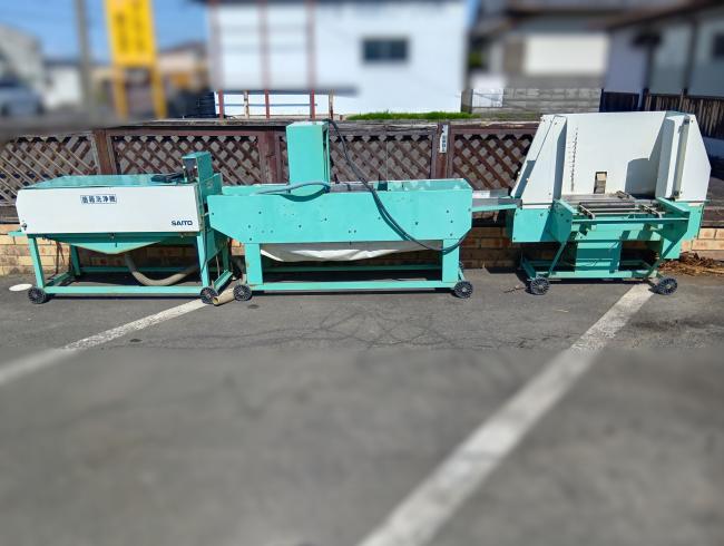 齋藤農機 苗箱供給機,苗箱積上機,苗箱洗浄機 写真