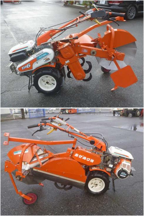 管理機乾田畦塗機 ART-6 写真５