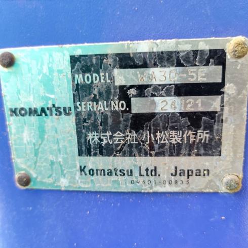 ホイールローダー WA30-5E 写真12