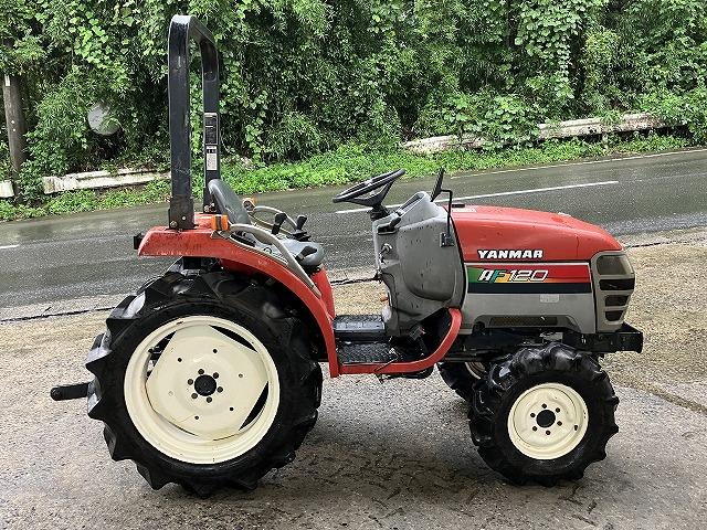 トラクター AF120　新品ハンマーナイフモアMK145付 写真５