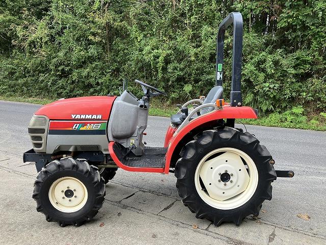 トラクター AF118　新品ハンマーナイフモアMK135付 写真５